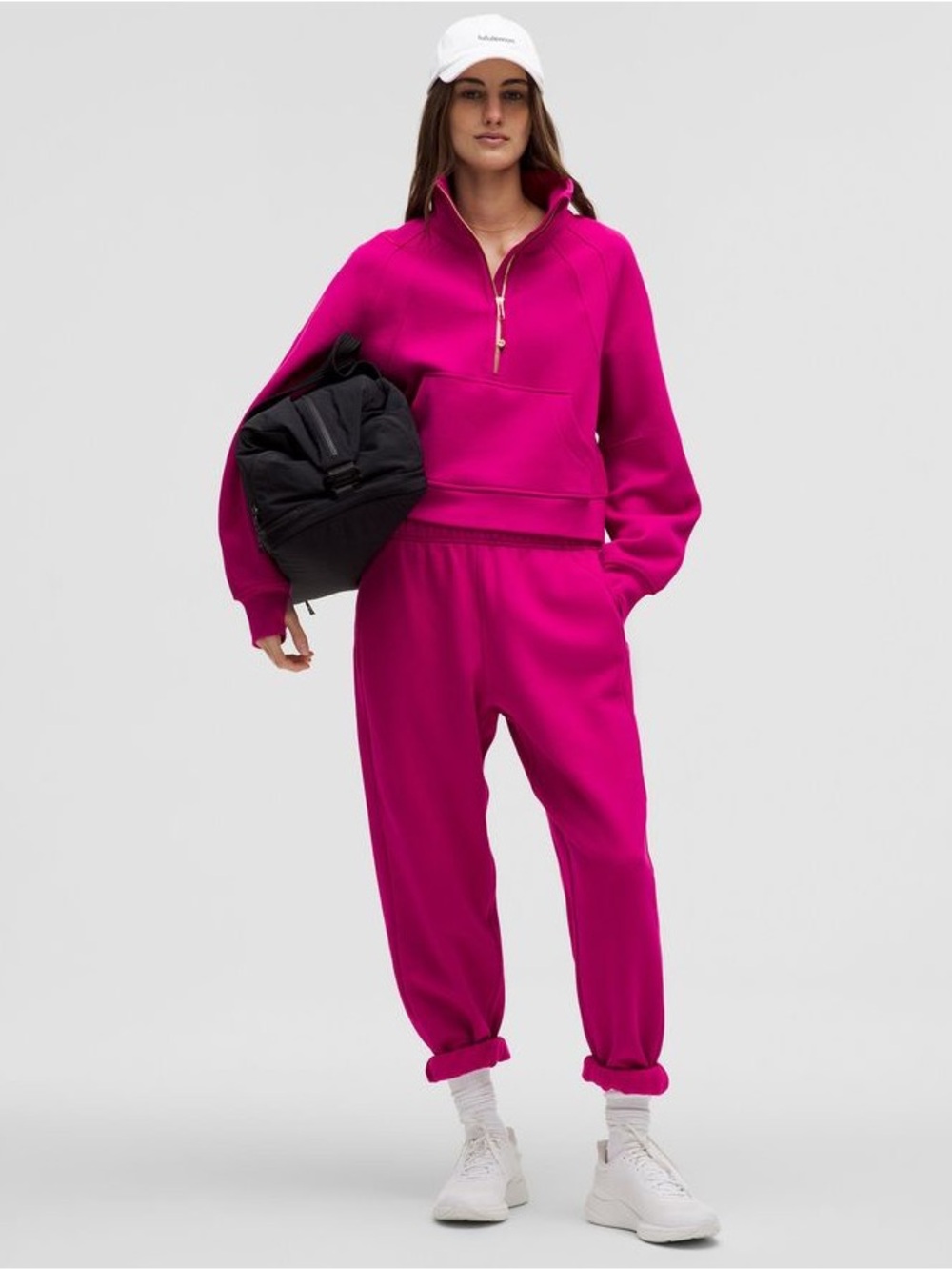lululemon Scuba Mid Rise Oversized Jogger *Regular (NWT) Ripened Raspberry - Picture 5 of 15